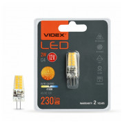 Светодиодная (LED) лампа G4C 12V 2Вт G4 4100K, VIDEX мини-фото