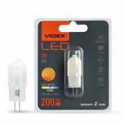 Светодиодная (LED) лампа G4e 2Вт G4 4100K, VIDEX мини-фото