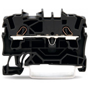 Клемма проходная самозажимная наборная 2-проводная 1,5 мм² черная, WAGO мини-фото