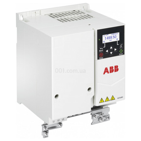 Перетворювач частоти ACS180 3-фазний/400В 11кВт 25А IP20 R3, ABB (3AXD50000814237) фото