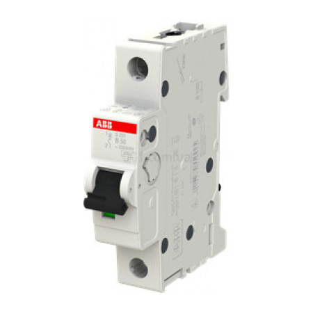 Автоматичний вимикач S201-B50 1P 50А 6кА х-ка B, ABB (2CDS251001R0505) фото
