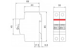 Габаритные размеры автоматических выключателей ABB SH202 изображение
