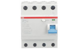 Диференційний вимикач (ПЗВ) F204AC-40/0.1 4P 40А 100мА тип AC, ABB зображення 2