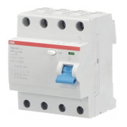 Диференційний вимикач (ПЗВ) F204AC-40/0.1 4P 40А 100мА тип AC, ABB міні-фото