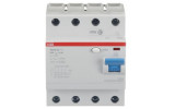 Диференційний вимикач (ПЗВ) F204AC-80/0.1 4P 80А 100мА тип AC, ABB зображення 2