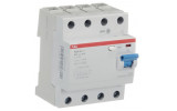 Диференційний вимикач (ПЗВ) F204AC-80/0.1 4P 80А 100мА тип AC, ABB зображення 3
