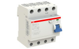 Диференційний вимикач (ПЗВ) F204AC-100/0.1 4P 100А 100мА тип AC, ABB зображення 3