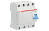 Диференційний вимикач (ПЗВ) F204AC-25/0.3 4P 25А 300мА тип AC, ABB зображення 3