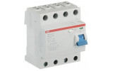 Диференційний вимикач (ПЗВ) F204AC-40/0.3 4P 40А 300мА тип AC, ABB зображення 3