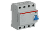 Диференційний вимикач (ПЗВ) F204AC-63/0.3 4P 63А 300мА тип AC, ABB зображення 3