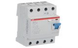 Диференційний вимикач (ПЗВ) F204AC-80/0.3 4P 80А 300мА тип AC, ABB зображення 3