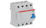 Диференційний вимикач (ПЗВ) F204AC-100/0.3 4P 100А 300мА тип AC, ABB зображення 3