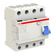 Диференційний вимикач (ПЗВ) FH204AC-25/0,03 25А 4Р 30mA тип AC, ABB міні-фото