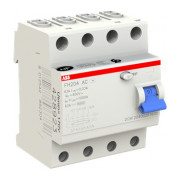 Диференційний вимикач (ПЗВ) FH204AC-63/0,03 63А 4Р 30mA тип AC, ABB міні-фото