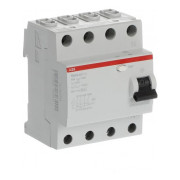 Диференційний вимикач (ПЗВ) FH204AC-40/0,3 40А 4Р 300mA тип AC, ABB міні-фото