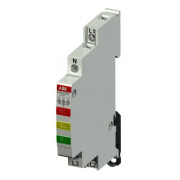 Индикатор модульный (3 LED) E219-3CDE 415/230V AC красный - желтый - зеленый, ABB мини-фото
