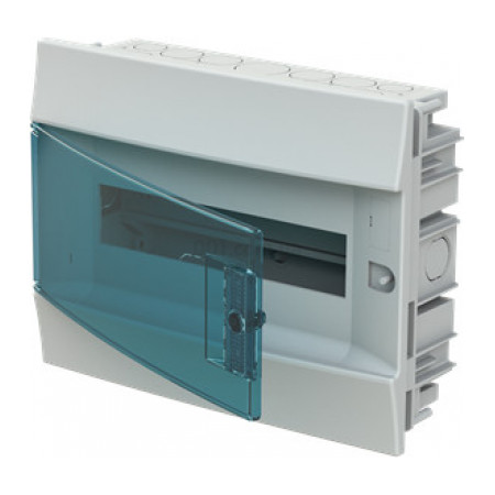 Шкаф встраиваемый MISTRAL41F (41A12X12A) на 12 модулей (прозрачная дверь) с N+PE, ABB (1SLM004101A1203) фото