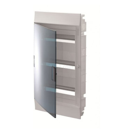 Шкаф встраиваемый MISTRAL41F (41A12X32A) на 36 модулей 3 ряда (прозрачная дверь) с N+PE, ABB (1SLM004101A1207) фото