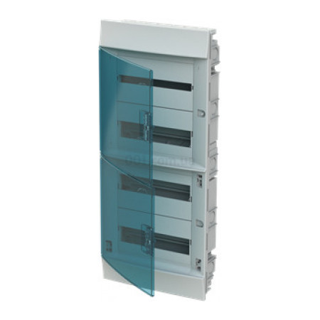 Шкаф встраиваемый MISTRAL41F (41A12X42A) на 48 модулей (прозрачная дверь) с N+PE, ABB (1SLM004101A1208) фото