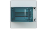 Шкаф навесной MISTRAL65 (65P08X12A) IP65 на 8 модулей (прозрачная дверь) с N+PE, ABB изображение 2