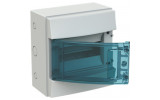 Шкаф навесной MISTRAL65 (65P08X12A) IP65 на 8 модулей (прозрачная дверь) с N+PE, ABB изображение 3