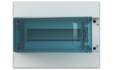 Шкаф навесной MISTRAL65 (65P12X12A) IP65 на 12 модулей (прозрачная дверь) с N+PE, ABB изображение 2