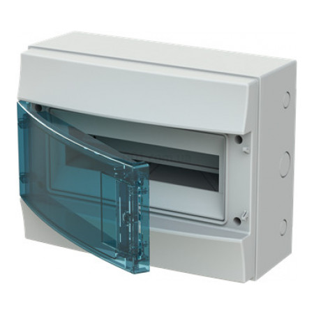 Шкаф навесной MISTRAL65 (65P12X12A) IP65 на 12 модулей (прозрачная дверь) с N+PE, ABB (1SLM006501A1202) фото