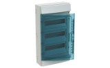 Шкаф навесной MISTRAL65 (65P12X32A) IP65 на 36 модулей 3 ряда (прозрачная дверь) с N+PE, ABB изображение 3