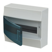 Шкаф навесной MISTRAL41W (41P12X12A) на 12 модулей (прозрачная дверь) с N+PE, ABB мини-фото