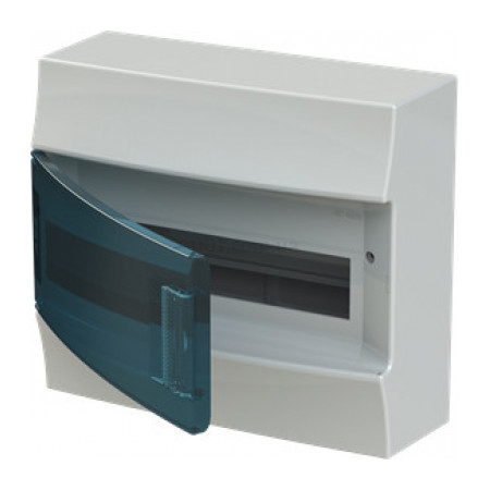 Шкаф навесной MISTRAL41W (41P12X12A) на 12 модулей (прозрачная дверь) с N+PE, ABB (1SPE007717F0421) фото