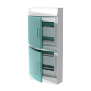 Шкаф навесной MISTRAL41W (41P18X22A) на 48 модулей (прозрачная дверь) с N+PE, ABB мини-фото