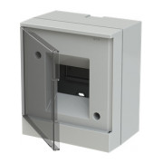 Корпус пластиковый BEW402204 накладной на 4 модуля (прозрачная дверь) basic E, ABB мини-фото