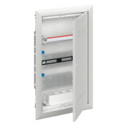 Шкаф мультимедийный UK636MW врезной 3 ряда WiFi вентиляция IP30 белый, ABB мини-фото
