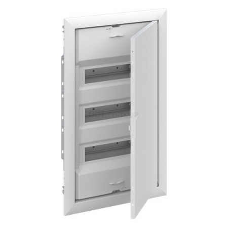 Корпус пластиковий з металевими дверцятами UK636E3 врізний 36 модулів з N+PE IP30 білий, ABB (2CPX077842R9999) фото