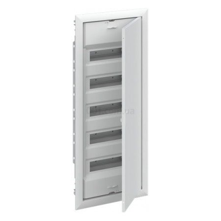 Корпус пластиковий з металевими дверцятами UK660E3 врізний 60 модулів з N+PE IP30 білий, ABB (2CPX077844R9999) фото