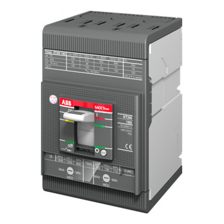 Автоматический выключатель XT2N 160 TMA 80-800 3P F F 80А 36кА, ABB (1SDA067017R1) фото