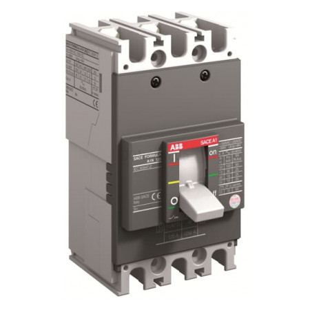 Автоматичний вимикач A1C 125 TMF 63-630 3P F F 63А 25кА, ABB (1SDA068770R1) фото