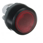 Кнопка без фіксації з підсвічуванням червона MP1-11R, ABB міні-фото