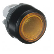 Кнопка без фиксации с подсветкой желтая MP1-11Y, ABB мини-фото