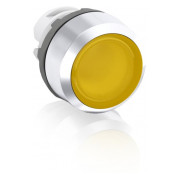 Кнопка без фиксации с подсветкой желтая MP1-21Y, ABB мини-фото