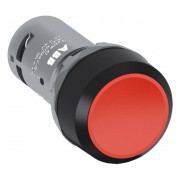 Кнопка без фіксації 1НВ червона CP1-10R-10, ABB міні-фото