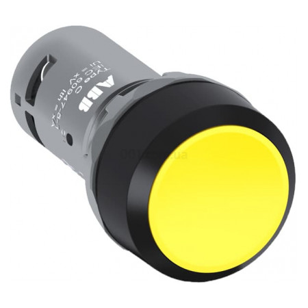 Кнопка без фиксации 1НЗ желтая CP1-10Y-01, ABB (1SFA619100R1043) фото