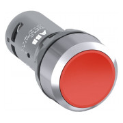 Кнопка без фіксації 2НВ червона CP1-30R-20, ABB міні-фото