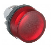 Головка лампы светосигнальной (без лампы) красная ML1-100R, ABB мини-фото