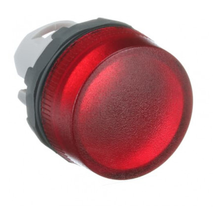 Головка лампи світлосигнальної (без лампи) червона ML1-100R, ABB (1SFA611400R1001) фото