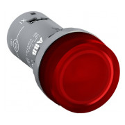 Лампа светосигнальная LED 24В AC/DC красная CL2-502R, ABB мини-фото