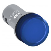 Лампа светосигнальная LED 24В AC/DC синяя CL2-502L, ABB мини-фото