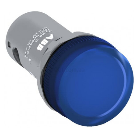 Лампа светосигнальная LED 220В DC синяя CL2-520L, ABB (1SFA619403R5204) фото