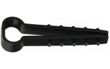 Дюбель-хомут плоский 10×5 мм чорний (упаковка 100 шт.), АСКО-УКРЕМ зображення 3