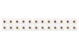 Клеммная колодка 12-парная 2,5-4 мм² / 3А серия H белая, АСКО-УКРЕМ изображение 2